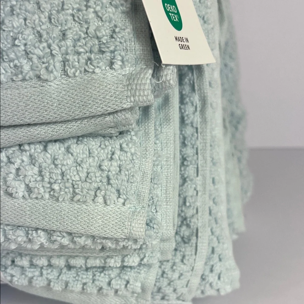 Rachel Zoe Light Blue 6-Piece Cotton Towel Set